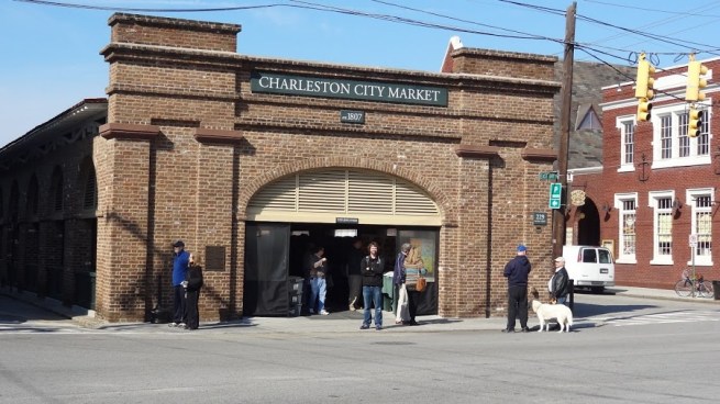 The famous Charleston City Market (and me). Get your souvenirs and other things you probably don't need here. 