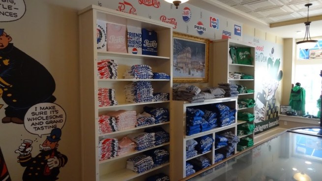 Get your Pepsi t-shirts at the Pepsi Birthplace in New Bern, NC