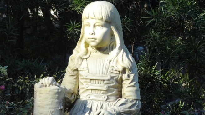 Little Gracie Watson is the "star" of Bonaventure these days. 