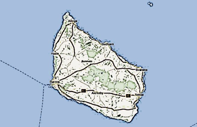 bornholm map