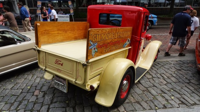 The Stone Arch Bridge Festival car show. Yes, Gilmore Stadium was a real place in Los Angeles that was demolished in 1952. It hosted two NFL All-Star games.
