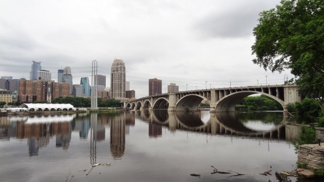 Another great view of the Mills District and the mighty "Upper" Mississippi.