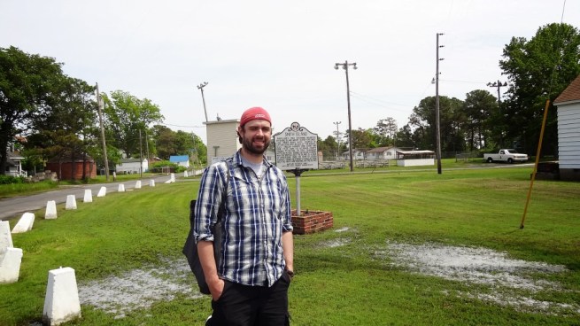 I tried to get closer to the Smith Island historical marker, but I'd have been ankle deep in water...