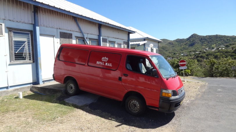 A Royal Mail truck! Straight from Britain...