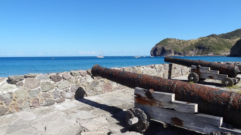Cannons overlooking Carr's Bay 