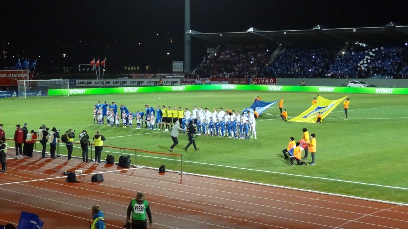 Player introductions in Iceland