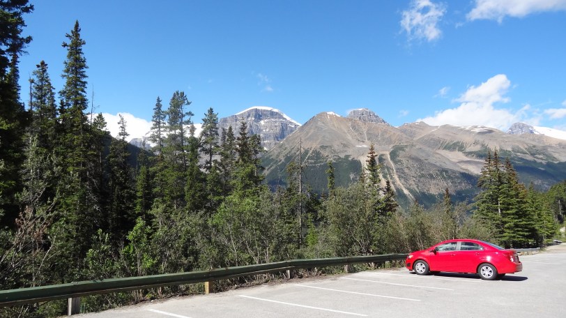 There's our rental car, the tough little guy held on for 4,300 miles...