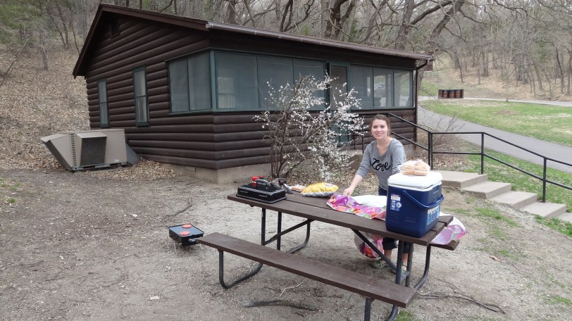BBQing at Ponca State Park in Nebraska