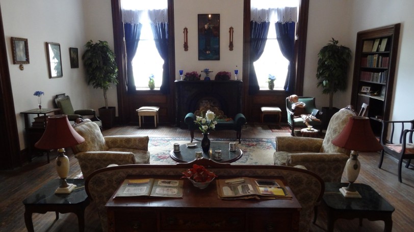 Parts of the structure are being restored to the original look. Here is a part of the doctor's lounge and quarters...