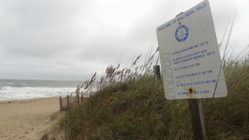 While the Wright Brothers tested their flights in Kill Devil Hills, they are most associated with Kitty Hawk because, at that point, that was where most of the population on the Banks was.