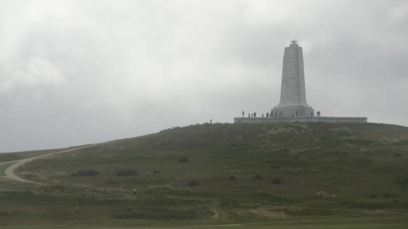The Wright Brothers Memorial on a not so good day to be flying...