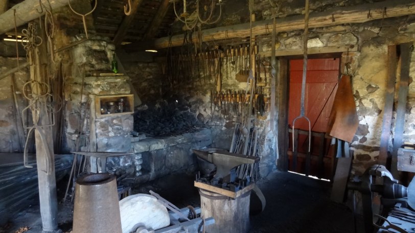 The blacksmith shop
