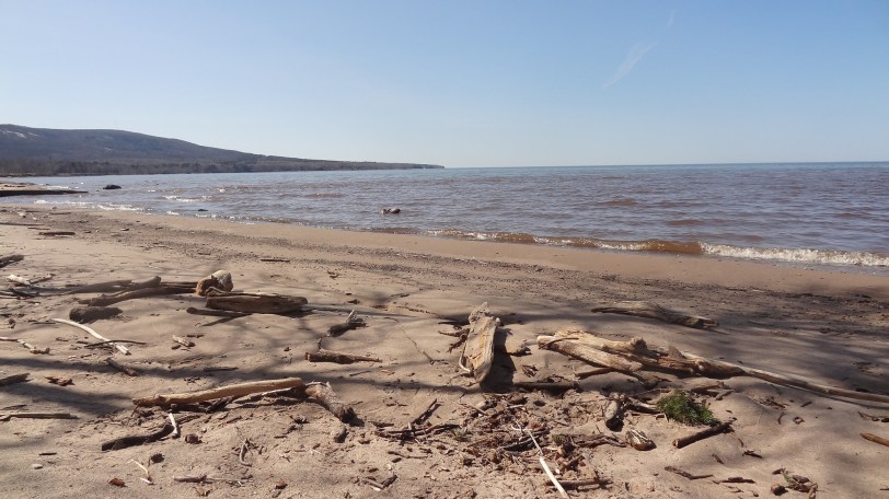 Shoreline of Lake Superior near Ontonagon, Michigan