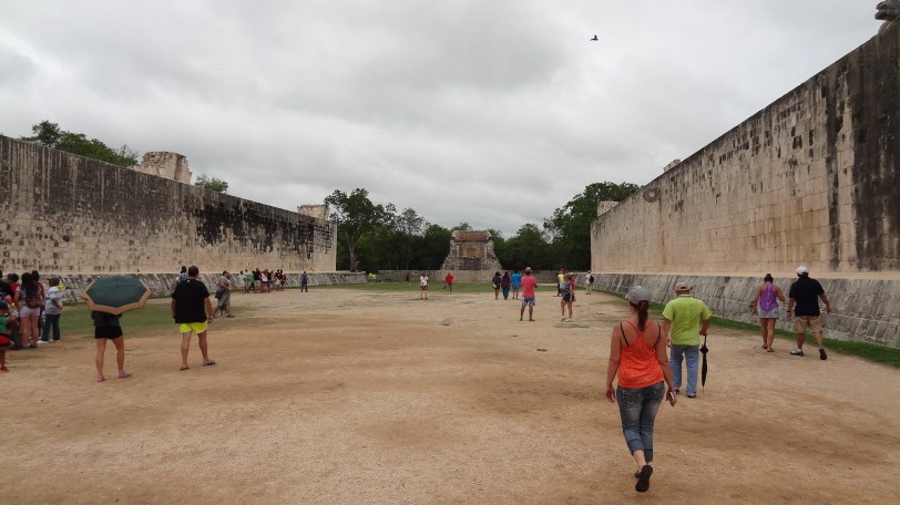 The ballcourt. Much larger than I ever expected it to be...
