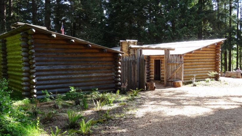 The Fort Clatsop re-creation