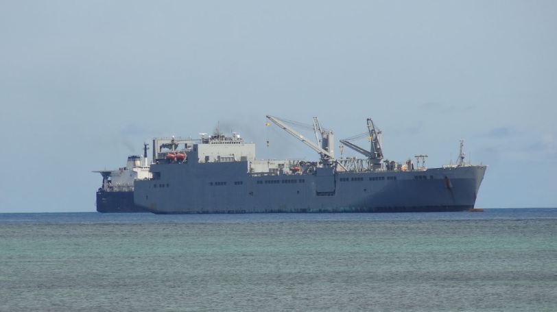 Some serious ships in the waters around Saipan