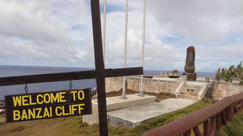 Banzai Cliff area on the very northernmost end of the island. This is essentially the furthest north most people usually get in CNMI. Islands north of here are uninhabited.